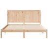 Extra Long Solid Wood Bed Frame 140x210 cm - HipoMarket