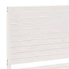 Extra Long White Bed Frame - 200x210 cm Solid Wood | HipoMarket