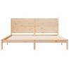 Extra Long Bed Frame 200x220 cm in Solid Pine Wood - Hipo Market