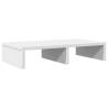 Monitor Stand White 50x27x10 cm - Ergonomic Design & Storage