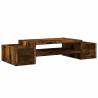 Monitor Stand with Storage - Smoked Oak | Hipomarket UK