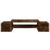 Monitor Stand with Storage - Smoked Oak | Hipomarket UK