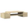 Monitor Stand with Storage - Sonoma Oak - Ergonomic Design