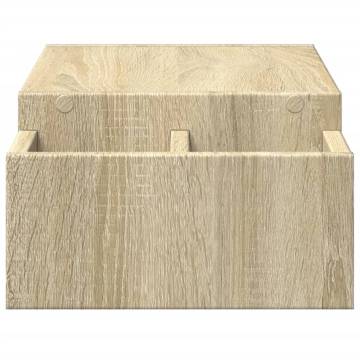 Monitor Stand with Storage - Sonoma Oak - Ergonomic Design