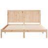 Extra Long Solid Wood Bed Frame 140x220 cm - No Mattress