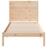 Extra Long Bed Frame 100x210 cm - Solid Wood | Hipomarket UK