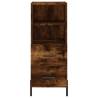 Stylish Highboard Smoked Oak - 34.5x34x180 cm | Hipomarket