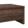 Monitor Stand with Drawers - Brown Oak | 100x27x15 cm