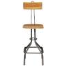 Stylish Bar Chairs - 2 Pcs Solid Reclaimed Teak | HipoMarket