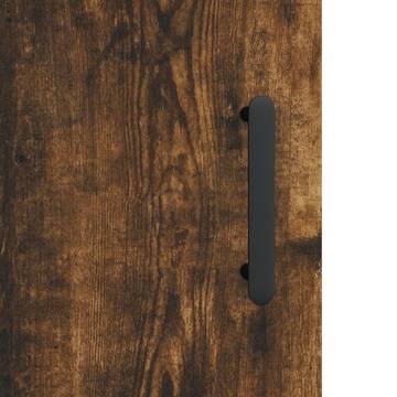 Stylish Highboard Smoked Oak - 34.5x34x180 cm | Hipomarket