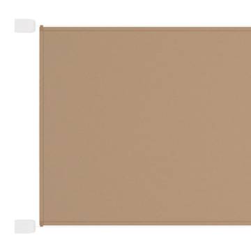 Vertical Awning Taupe 300x270 cm | Premium Oxford Fabric