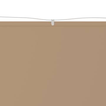 Vertical Awning Taupe 300x270 cm | Premium Oxford Fabric