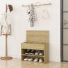 Shoe Bench Sonoma Oak - Stylish Storage Solution | Hipomarket