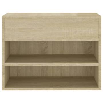 Shoe Bench Sonoma Oak - Stylish Storage Solution | Hipomarket