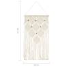 Handmade Macrame Wall Hanger 40x80 cm - Elegant Decor