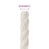 Work Rope White 16mm 50m Polypropylene - Durable & Versatile