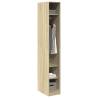 Wardrobe Sonoma Oak - Stylish Engineered Wood Storage