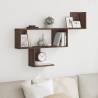 Wall Shelf Brown Oak 100x15x70 cm - Stylish Storage Solution