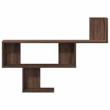 Wall Shelf Brown Oak 100x15x70 cm - Stylish Storage Solution