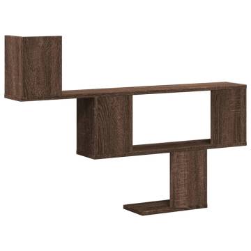 Wall Shelf Brown Oak 100x15x70 cm - Stylish Storage Solution