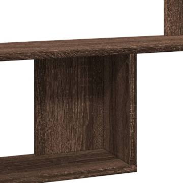 Wall Shelf Brown Oak 100x15x70 cm - Stylish Storage Solution