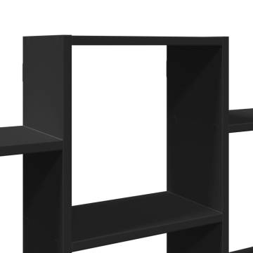 Wall Shelf Black 159x18x66 cm - Stylish Space Saver