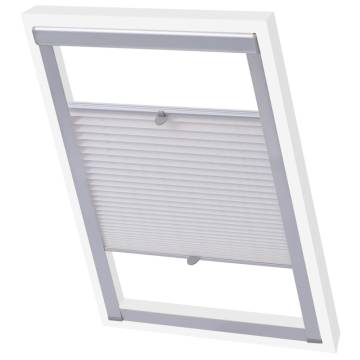 Pleated Blind White PK06 - Modern & UV Resistant