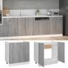 Sink Bottom Cabinet Grey Sonoma - 80x46x81.5 cm