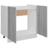 Sink Bottom Cabinet Grey Sonoma - 80x46x81.5 cm