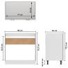 Sink Bottom Cabinet Grey Sonoma - 80x46x81.5 cm