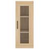 Stylish Highboard Sonoma Oak - 34.5x34x180 cm | HipoMarket