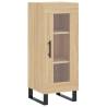 Stylish Highboard Sonoma Oak - 34.5x34x180 cm | HipoMarket