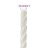 Durable 12mm White Work Rope - 100m Polypropylene | Hipo Market