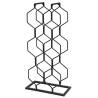 Home&Styling Wine Rack for 8 Bottles Metal Black Colour black Quantity in Package 1 Number of Number of Bottles 