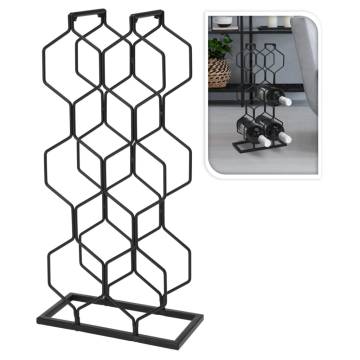 Stylish Metal Wine Rack for 8 Bottles | Home&Styling