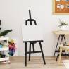  Easel Stand Black 53.5x95x127 cm Solid Wood Pine Colour black 