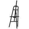 Easel Stand Black - Solid Wood Pine | 53.5x95x127 cm