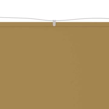 Vertical Awning Beige 300x270 cm - Durable Oxford Fabric