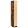 Stylish Smoked Oak Wardrobe - Space Saving Design 30x50x200 cm