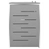 Double Wheelie Bin Shed - Sturdy Stainless Steel | HipoMarket