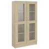 Vitrine Cabinet Sonoma Oak 82.5x30.5x150 cm | Stylish Storage Solution