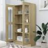 Vitrine Cabinet Sonoma Oak 82.5x30.5x150 cm | Stylish Storage Solution