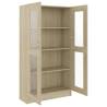 Vitrine Cabinet Sonoma Oak 82.5x30.5x150 cm | Stylish Storage Solution