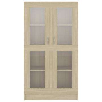 Vitrine Cabinet Sonoma Oak 82.5x30.5x150 cm | Stylish Storage Solution