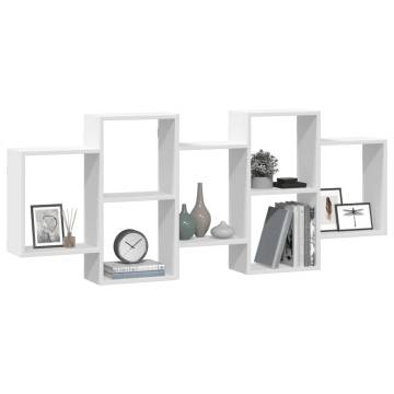 Wall Shelf White 159x18x65 cm - Stylish & Space-Saving