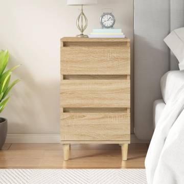 Sonoma Oak Bedside Cabinet - Stylish Storage Solution