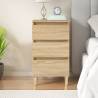 Bedside Cabinet Sonoma Oak 40x35x70 cm Engineered Wood Colour sonoma oak Quantity in Package 1 