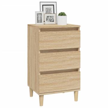 Sonoma Oak Bedside Cabinet - Stylish Storage Solution