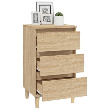 Sonoma Oak Bedside Cabinet - Stylish Storage Solution