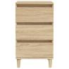 Sonoma Oak Bedside Cabinet - Stylish Storage Solution